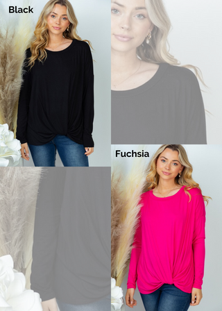 Thea Top - 2 Colors - FINAL SALE