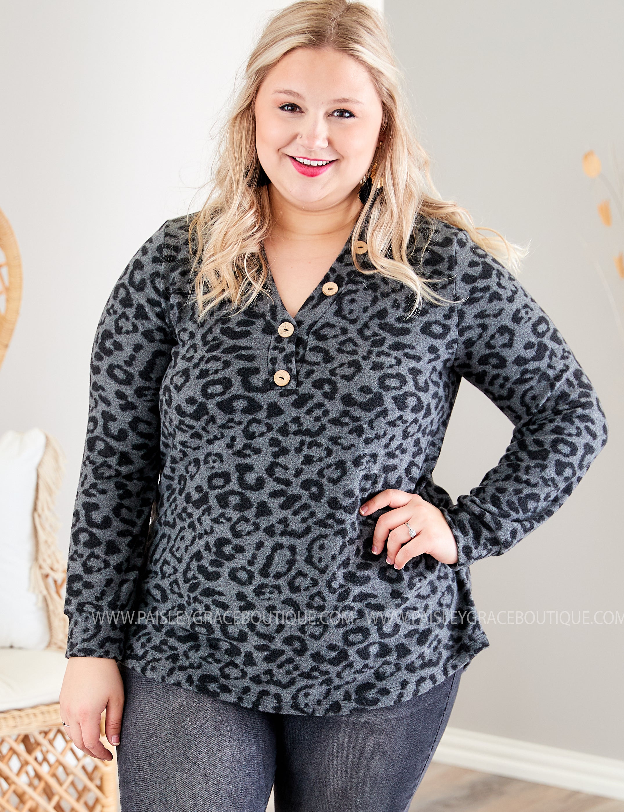 Love Me In Leopard Top - LAST ONES FINAL SALE