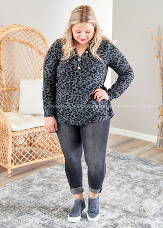 Love Me In Leopard Top  - FINAL SALE  -- WS23