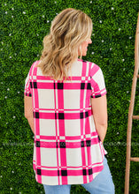 Load image into Gallery viewer, Pretty in Plaid Top  - FINAL SALE
