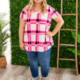 Pretty in Plaid Top* LAST ONES FINAL SALE *