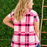 Pretty in Plaid Top* LAST ONES FINAL SALE *